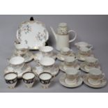 A Collection of Various Tea and Coffee Wares to comprise Gilt and White Hostess Tableware Coffee Set