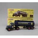 Two Boxed Corgi Classic Brewery Collection Tanker Sets