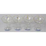 A Set of Four Babycham Glasses