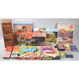 A Collection of Vintage Puzzles, Games, Playing Cards Etc