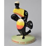 A Carlton Ware Advertising Figure in the Form of a Toucan Balancing Pint of Guinness on Beak