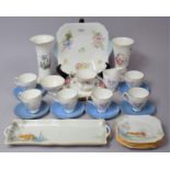 A Collection of Various Ceramics to Include Royal Albert Sorrento Pattern Coffee Set to Comprise