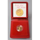 A 1980 Proof Half Sovereign in Royal Mint Presentation Case