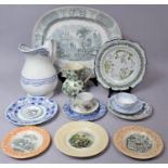 A Collection of Various 19th Century and Later Ceramics to Include Early 20th Century Transfer