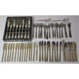 A Collection of Various Stainless Steel Cutlery Together with a Boxed Set of Robert Welch Fish