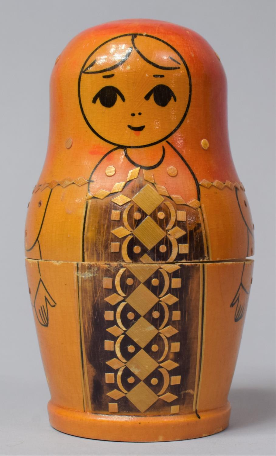 A Vintage Russian Doll, 14cm High