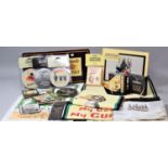 A Collection of Various Guinness Table Mats, Coasters, Tea Towels