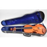 A Chinese Stentor Student Violin in case, No Bow