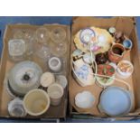 Two Boxes of Various Ceramics and Glassware
