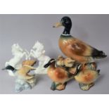 A Collection of Horse and Duck Ornaments