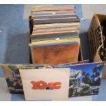 A Collection of Various 33rpm Records to Include Bread, 10cc, Moody Blues, Classical, Box Set etc