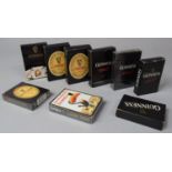 A Collection of Nine Single Packs of Guinness Playing Cards