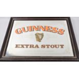 A Reproduction Guinness Advertising Mirror, 39x39cm Overall
