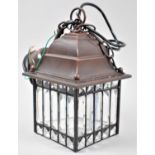 A New and Unused Ceiling Hanging Lantern, 25cm high