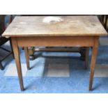 A Rectangular Scullery Table, 98cm x 53cm