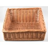 A Wicker Rectangular Basket, 51cm wide