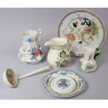 A Collection of Various 19th Century and Later Transfer Printed Ceramics to Comprise Edwardian Booth