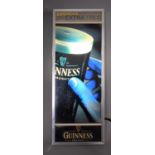 An Illuminating Draught Guinness Extra Cold Display Sign, 43cm high