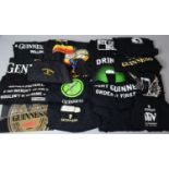 A Collection of Guinness Advertising T-shirts etc