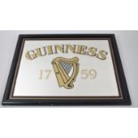 A Reproduction Guinness Advertising Mirror, 42x30cm Overall