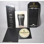 Two Guinness Blackboards, Two Guinness Reproduction Posters and a Metal Sign
