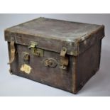 A Late 19th Century Leather Travelling Case, 47cm wide