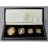A Cased Royal Mint 500th Anniversary of the First Gold Sovereign 1489-1989 Gold Proof Sovereign
