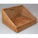 A Wicker Cereal Display Basket for Weetabix, 53cm wide