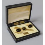 A Boxed Guinness Tiepin and Cufflink Set