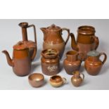 A Collection of Various Lovatts Langley Ware etc to Comprise Chocolate Pot (Missing Lid), Hot