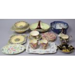A Collection of Various Chintz Items to Comprise Royal Winton Teacup and Saucer, Sunshine Pattern