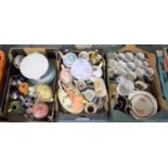 Three Boxes of Ceramics to Include Teapots, Mugs, Egg Crock, Oriental China etc