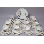 A Royal Albert Queens Messenger Teaset to comprise Six Cups, Six Saucers and Six Side Plates