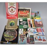 A Collection of Football Printed Ephemera to Include World Cup Souvenirs, Manchester United