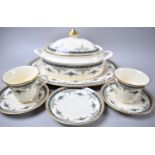 A Collection of Minton Grasmere Dinnerwares to Include Oval Meat Dish, Oval Two Handled, Three