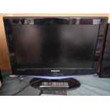 A Samsung 26" TV with Remote