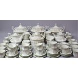 A Large Quantity of Johnson Brothers Eternal Bow Dinner and Teawares to comprise Lidded Tureens,