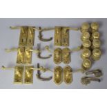 A Collection of Various Brass Door Handles etc