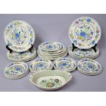 A Collection of Masons Regency Pattern Dinnerwares to comprise Twelve Large Plates, Six Small
