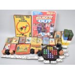 A Collection of Vintage Playing Card Games, Toys, Draught Pieces, Solitaire etc