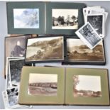 A Collection of Various Vintage Photograph Albums Containing Photographs, Postcards, Souvenir