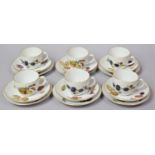 A Collection of Royal Worcester Oven to Table Teawares to comprise Set of Four Wild Harvest Cups,