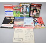 A Collection of Mixed Football Programmes to Include Two Cup Finals, School Boy International, Youth