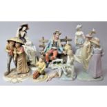 A Collection of Figural Continental Ornaments, Varying Condition Issues