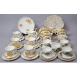 A Collection of Various Mid to Late 20th Century Teawares to comprise Set of Floral and Crinoline