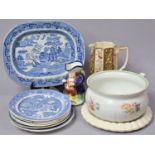 A Collection of Various Late 19th Century and 20th Century Ceramics to comprise Edwardian Shaped