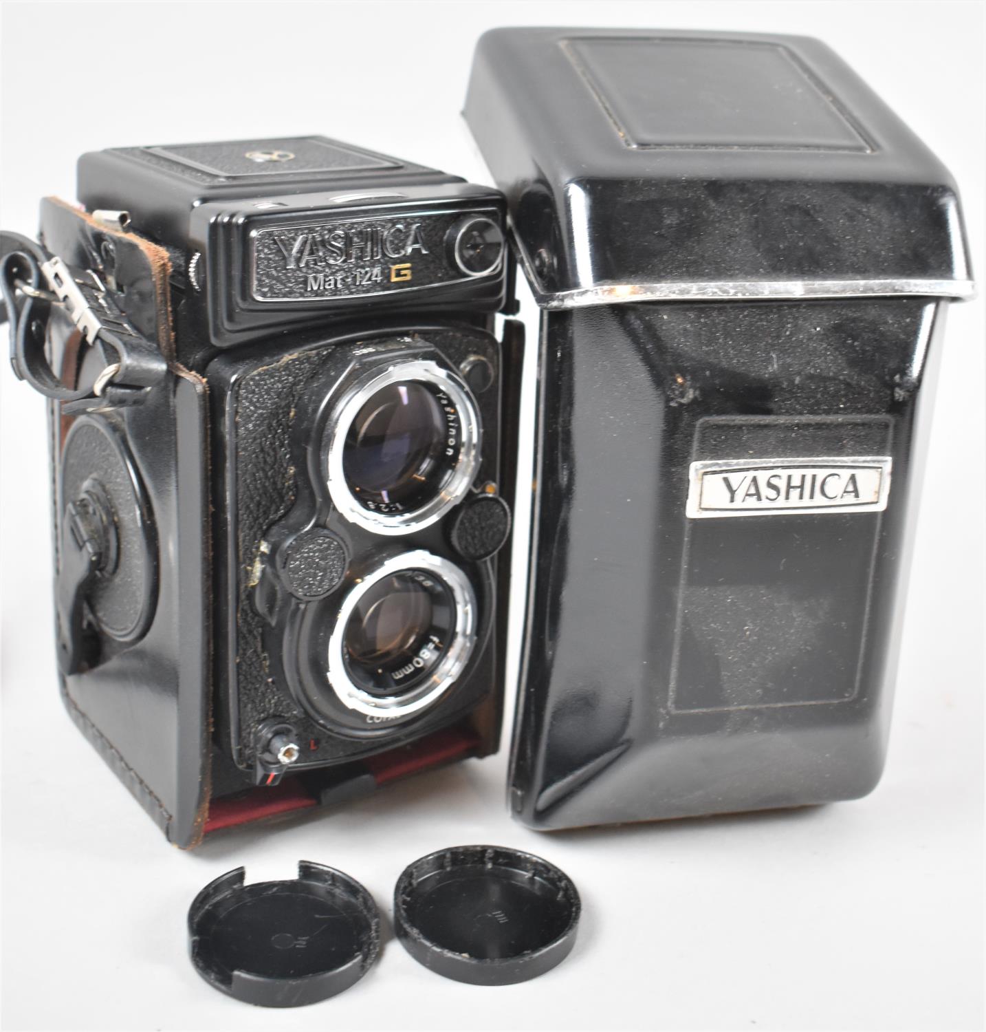 A Yashica Mat-124G Twin Lens Reflex Camera