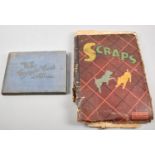 A Will's Cigarette Card Album and Contents Together with a Vintage Scrapbook Containing Various Part