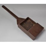 A Vintage Wooden Offertory Collection Box on Extending Handle, Total Length, 53cm