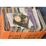 A Box Containing 45 and 33rpm Records to Include Easy Listening, Box Sets, Classical Etc